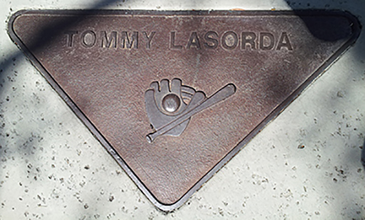 Sportswalk Plaque Tommy Lasorda