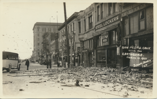 San Pedro, Calif. after the earthquake March 10, 1933
