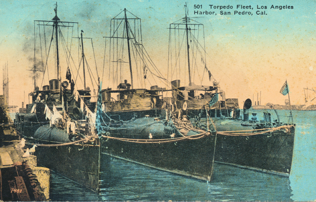 Torpedo Fleet, Los Angeles Harbor, San Pedro, Cal.
