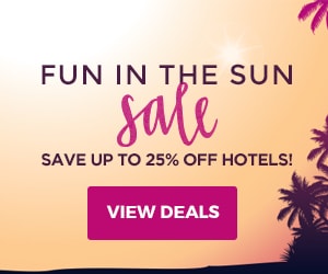 Fun in the sun sale. Save up to 25% off hotels. View Deals